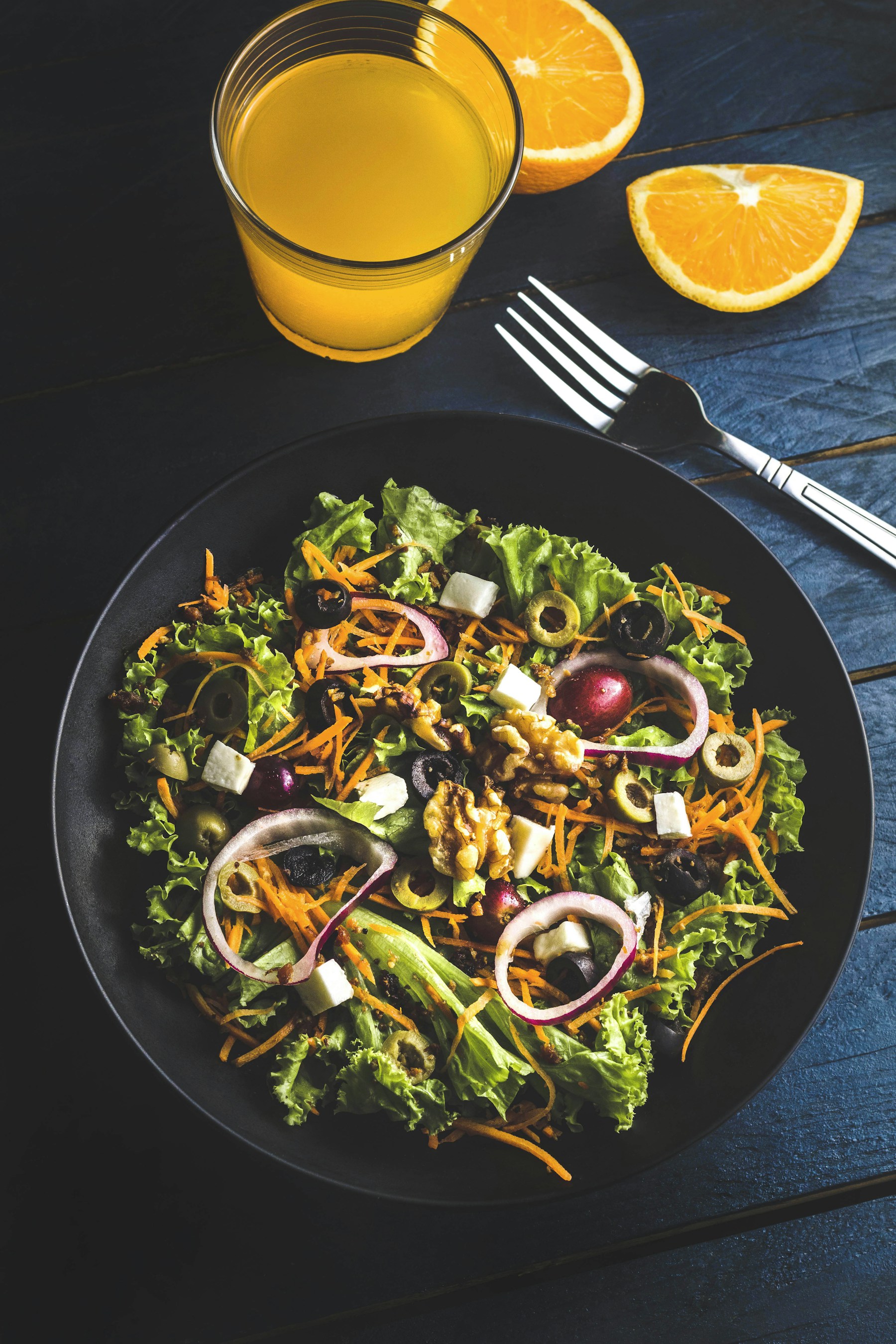 Fresh garden plate
